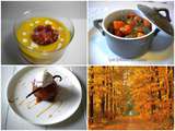 Menu pour ce week-end : l'automne s'installe