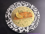 Pavés de saumon poêlés et purée aux topinambours