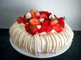 Pavlova aux fraises