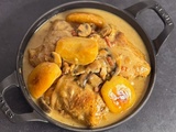 Poulet au cidre, lardons, champignons et pommes (au Cookeo ou pas)