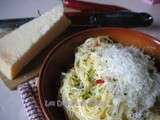 Spaghetti aglio e olio (Spaghetti à l’ail et à l’huile)