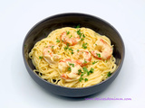 Spaghetti aux crevettes