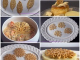 Tuiles dentelles pour décorer nos plats de fête