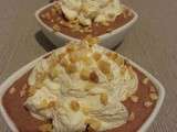 Mousse chocolat et chantilly