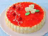 Charlotte vanille/framboise {Concours du meilleur gâteau estival}