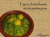 Tajine d’artichauts et de petits pois