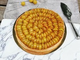 Tarte aux mirabelles du jardin