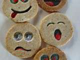 Sablés smiley aux noisettes