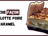 Bûche Façon Charlotte Poire Caramel