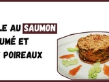 Crumble au saumon fumé et aux poireaux