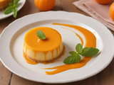 Flan à la carotte au fromage frais 0 %