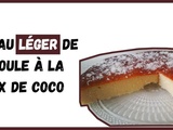 Gâteau léger de semoule à la noix de coco