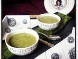 Soupe de courgettes – roquette