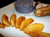 Boudin blanc truffé, vitelotte/pomme