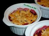 Crumble aux framboises