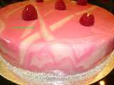 Entremet framboise