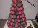 Pièce montée de macarons