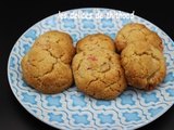 Cookies aux pralines roses