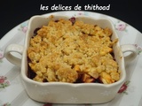 Crumble pommes et fruits rouges