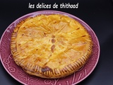 Galette des rois, crème d’amande et caramel