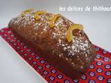 Gateau au yaourt, fruits confits et raisins secs