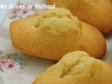 Madeleines à la pâte d’amande