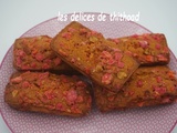 Mini cakes aux pralines roses (cmum) octobre rose