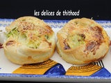 Paniers de brocoli et jambon