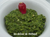 Pesto de fanes de radis