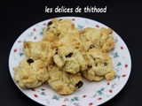 Rochers aux raisins secs et bananes