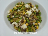 Salade de lentilles aux légumes