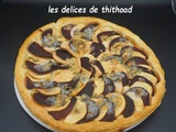 Tarte aux pommes et betteraves