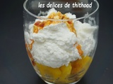 Verrines ananas et chantilly coco