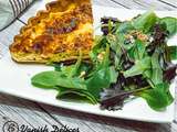 Quiche aux allumettes de canard et brousse : moins calorique