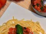 Sauce aux tomates crues