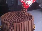 Gravity cake maltesers