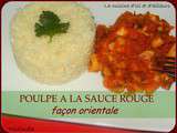 Poulpe à la sauce rouge