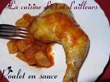 S cuisses de poulet en sauce