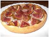 Tarte aux figues et au fromage frais