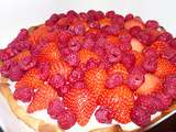 Tarte fraises framboises