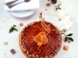 Galette mandarine noisette