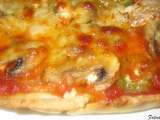 Pizza aux champignons