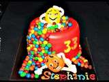 Cake design m&m's