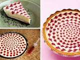 Cheese cake au chocolat blanc et framboises