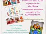 Concours  gagnez le livre Happy Birthday  