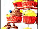 Cupcakes m&m's et Chocobon