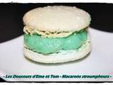 Macarons stroumpheurs