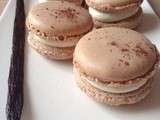 Macaron vanille chocolat