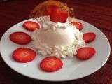 Pavlova fraises