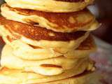 Pancakes us, bien dodus, bien moelleux